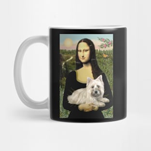 Mona Lisa and her Wheaten Cairn Terrier Mug